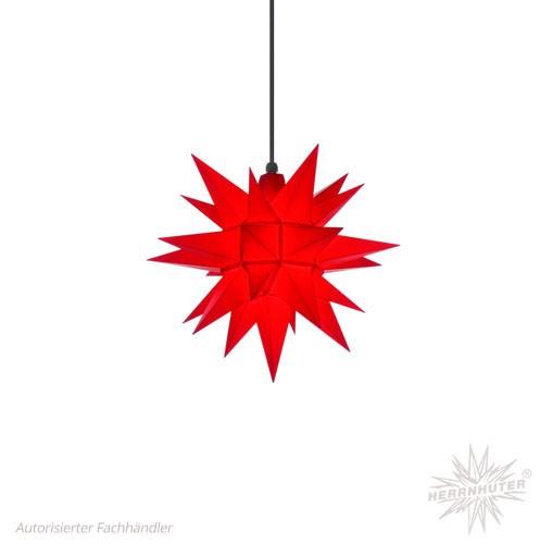 Herrnhuter® Plastic star for indoor and outdoor use | red
