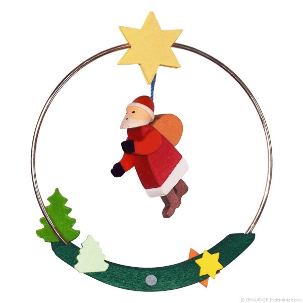 Weihnachtsmann im Ring - Baumbehang