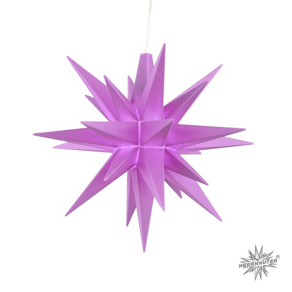 Herrnhuter® Plastic star for indoor use | 8 cm, violet