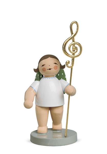 Musikus - angel with gold-plated clef / Gold Edition No 2