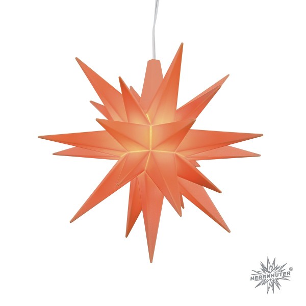 Herrnhuter® Plastic star for indoor use | 8 cm, apricot