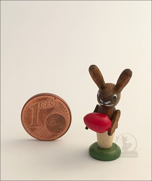 Easter bunny with egg / 2,7 cm