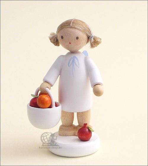 Angel with apple basket
