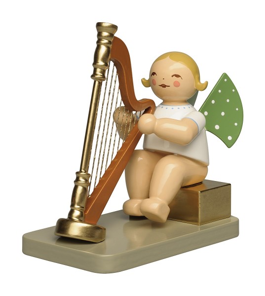 Angel with Concert Harp | Anniversary angel 111 years of Wendt & Kühn
