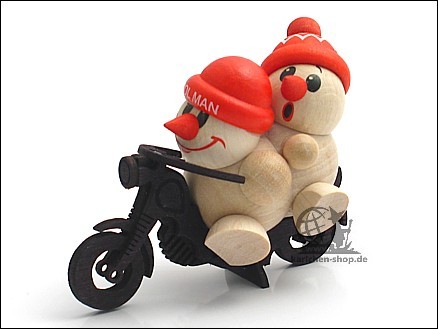 COOL MAN auf Motorrad mit Sozius