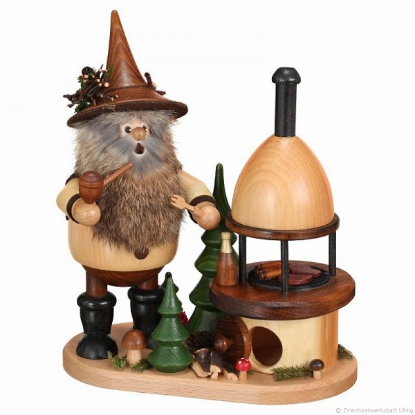 Dwarf at the grill stove - Incense Smoker