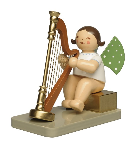 Engel mit Konzertharfe | Jubiläumsengel 111 Jahre Wendt & Kühn