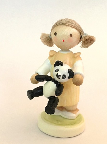Girl with panda