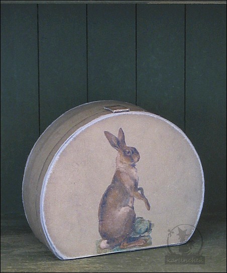 suitcase "easter bunny" / medium