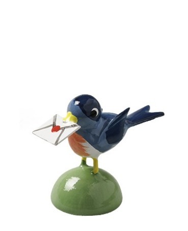 Bird carrying letter