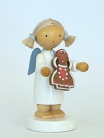 Engel mit Pfefferkuchenfrau
