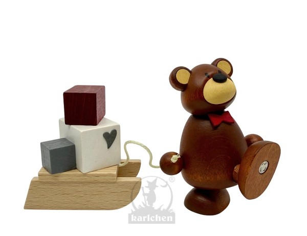 Bärnd with sledge and gifts