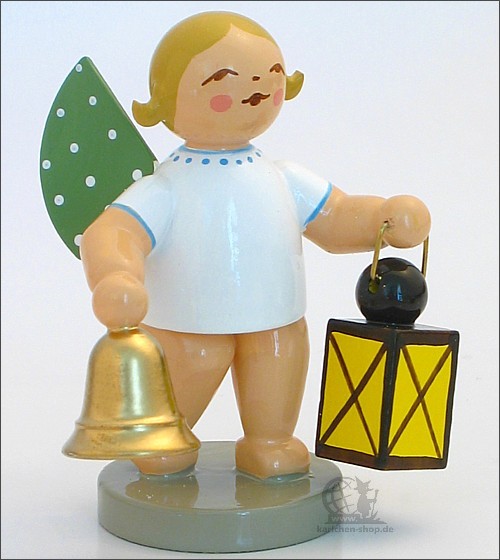 Engel mit Glocke und Laterne
